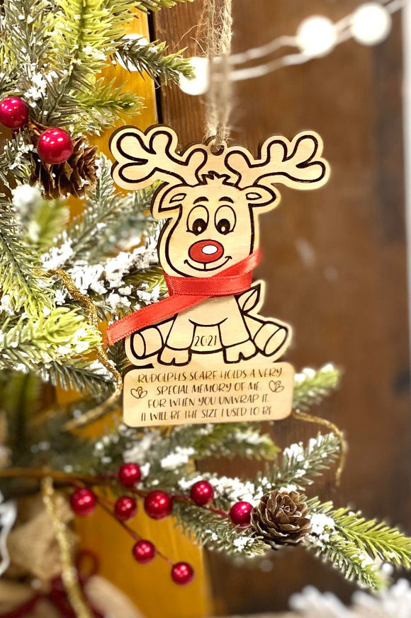 Rudolph Measurement Keepsake Ornament