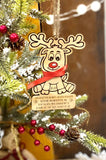 Rudolph Measurement Keepsake Ornament