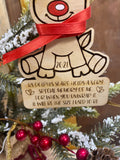 Rudolph Measurement Keepsake Ornament