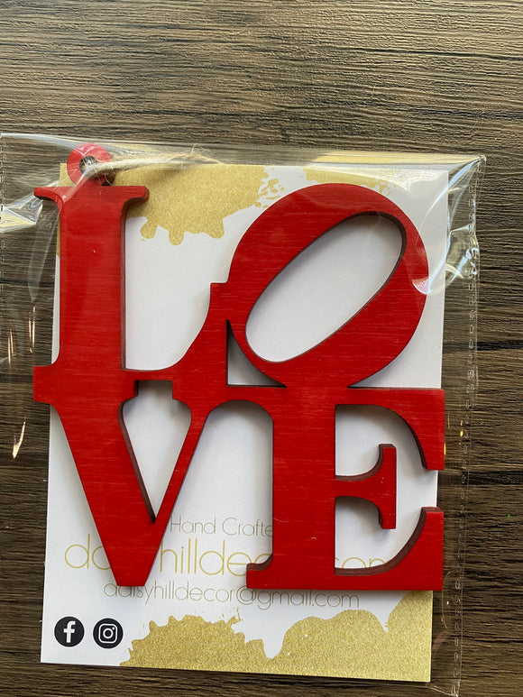 LOVE Ornament
